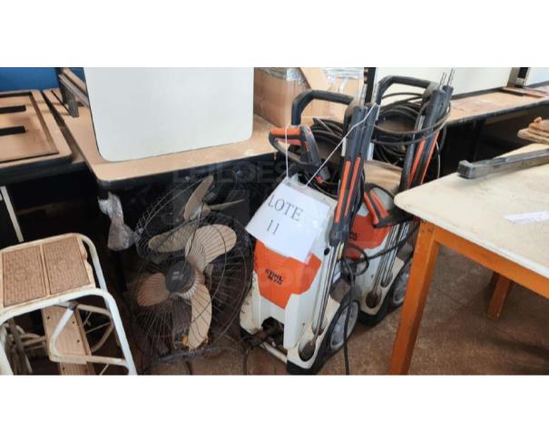 Foto de RONDONOPOLIS/MT - Lote de Motocompressor, Lavadora de Alta Pressão e Ventilador