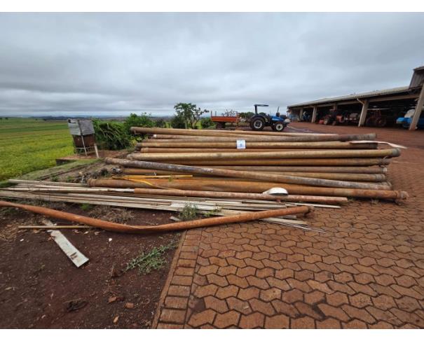 Foto de LONDRINA/PR - CANO DE ALUMÍNIO PARA IRRIGAÇÃO 52 BARRAS 6M X 6" DE ENGATE RÁPIDO E 130 BARRAS DE 6M X 4" DE ENGATE RÁPIDO