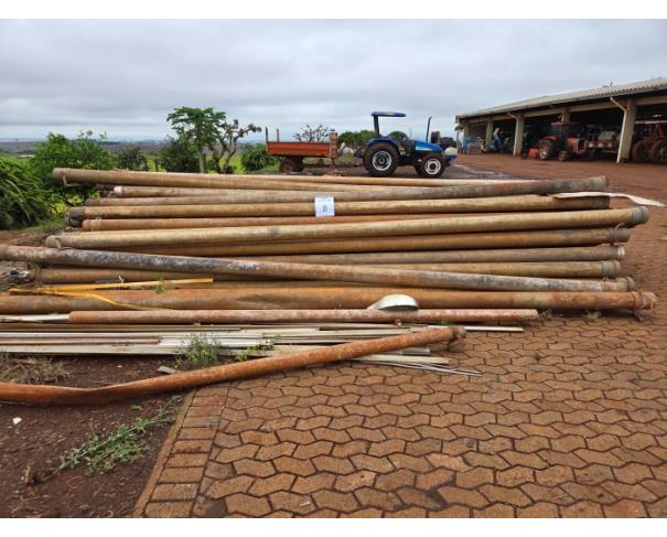 Foto de LONDRINA/PR - CANO DE ALUMÍNIO PARA IRRIGAÇÃO 52 BARRAS 6M X 6" DE ENGATE RÁPIDO E 130 BARRAS DE 6M X 4" DE ENGATE RÁPIDO