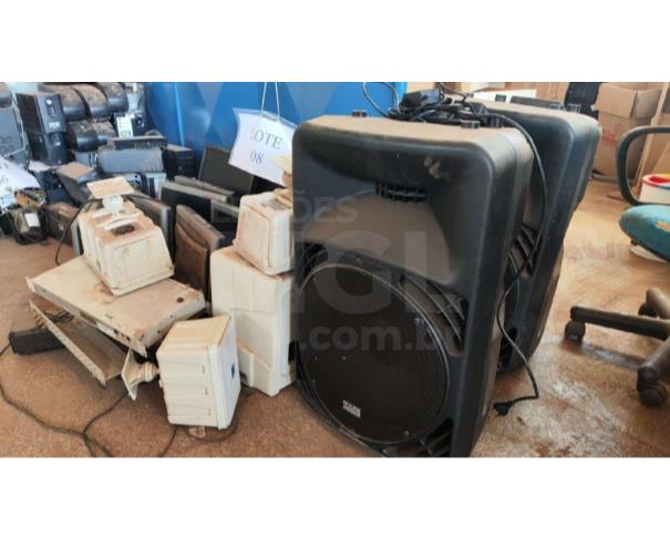 Foto de RONDONOPOLIS/MT - Lote de Projetor, Câmeras e Equipamentos de Som
