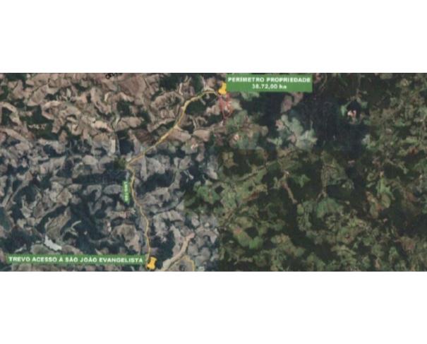 Foto de VIRGINOPOLIS/MG - FRAÇÃO DE 38,88% DA FAZENDA SÃO LUIZ SITUADA NO CÓRREGO MEXERICO