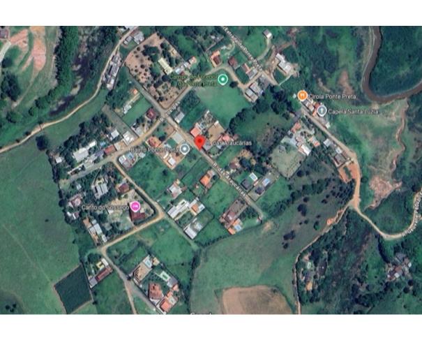 Foto de SANTOS DUMONT/MG — Lote com 1.259,00m² no bairro Córrego do Ouro 