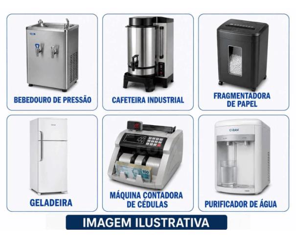 Foto de BRASILIA/DF - Lote composto por sucatas de Bebedouros de Pressão, Fragmentadoras de Papel, Contadoras de Cédulas, Cafeteiras Industriais, Purificadores de Água e Geladeiras