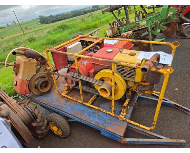 Foto de LONDRINA/PR - REBOQUE CARRETA 2 RODAS, SEM ENGATE, SEM PLACA, MOTOR YANMAR, GERADOR DE ENERGIA ELÉTRICA COM MOTOR YANMAR, ENXADA ROTATIVA