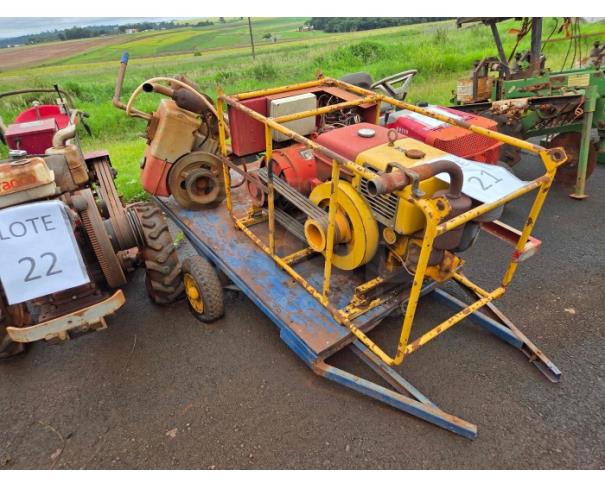 Foto de LONDRINA/PR - REBOQUE CARRETA 2 RODAS, SEM ENGATE, SEM PLACA, MOTOR YANMAR, GERADOR DE ENERGIA ELÉTRICA COM MOTOR YANMAR, ENXADA ROTATIVA