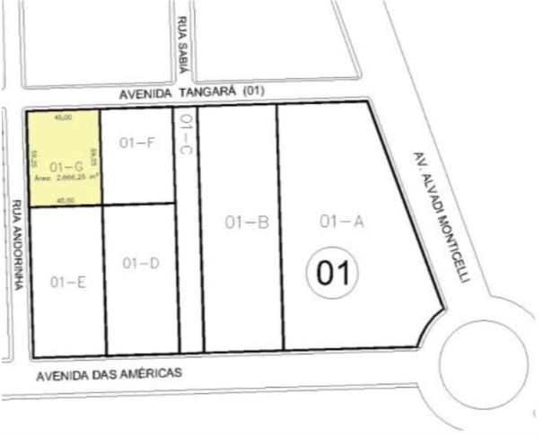 Foto de TANGARÁ DA SERRA/MT - Lote de terreno nº 01-G, da quadra nº 01, no Loteamento Jardim Industriário
