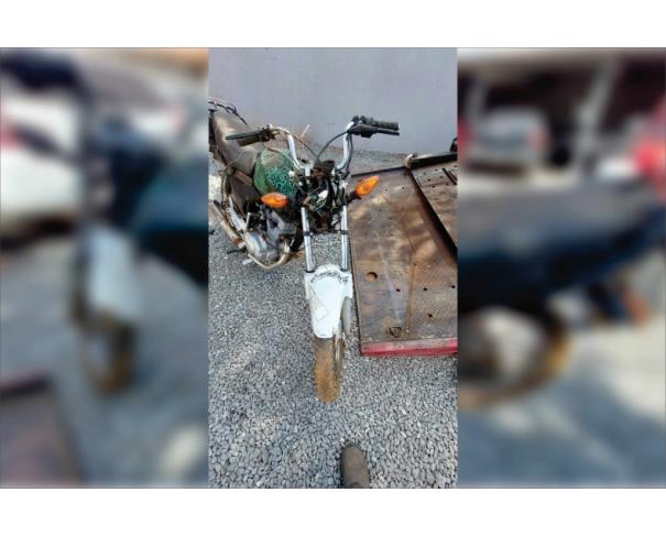 Foto de APARECIDA DE GOIÂNIA/GO - Motocicleta HONDA CG 150 - PARA RETIRADA DE PEÇAS - MOTOR INSERVÍVEL