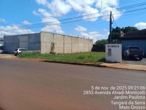 TANGARÁ DA SERRA/MT - Lote de terreno nº 10, da quadra nº 02, no Loteamento Jardim dos Ipês